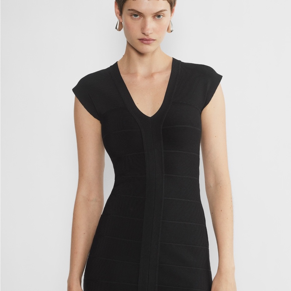Ten by Babaton black bandage dress in size M